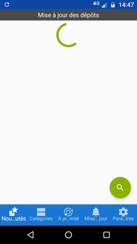 Mise à jour de F-Droid